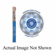 Berk-Tek® LANMARK™ 350™ 10032079 Cat 5e Premium UTP Plenum Cable, (4-Pair) 24 AWG Bare Solid Copper Conductor, 1000 ft L