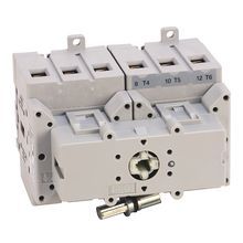 Rockwell Automation IEC Load Switch, Open - Front / Door, OFF-ON 90°, 63A, 3 Poles, Supplied with a Type N Red/Yellow Actuator