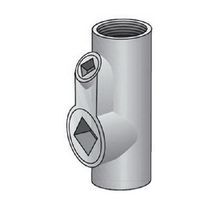 O-Z/Gedney EYA-75 EYA Conduit Sealing Fitting, 3/4 in For Use With: IMC/Rigid Conduit, Malleable Iron, Zinc Plated