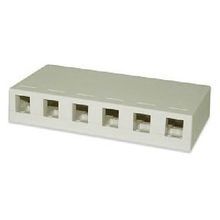 Signamax SMKL-1 Multimedia Box, Thermoplastic, Light Ivory
