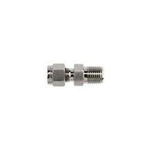 bi® N2404 Double Ferrule Tube Fitting Male Connector, 1/8 in, Tube x MNPT, 316 Stainless Steel