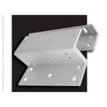 Securitron® Z-VM600 Z-Bracket Kit, For Use With: VM600 Series Magnalock® Electromagnetic Lock, Aluminum, Clear