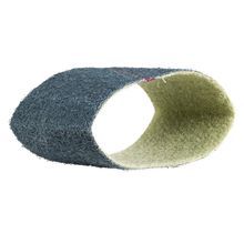 PFERD POLIVLIES® 43615 Heavy Duty Surface Conditioning Non-Woven Abrasive Belt, 3-1/2 in Belt Width, 15-1/2 in Belt Length, Fine Grade, Aluminum Oxide Abrasive, Blue