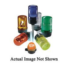 Allen-Bradley 855BM-N10FH6 Standard Flashing Beacon, 120 VAC, Halogen Lamp, 120 mm Dia, 1/2 in NPT Conduit Mount, Blue