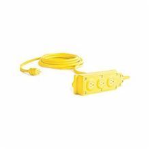 Woodhead® 31565 Super-Safeway® 130136 Multi-Tap Outlet Box With Buss Bar, 120 VAC, 20 A, 3 Outlet, Portable Mount
