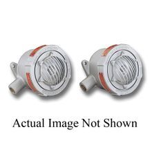 Federal Signal 31X-120-3 Continuous Sound Pattern Explosionproof Horn, 120 VAC, 0.2 A, 100 dB Sound Level, Conduit Mounting, Silver