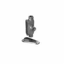 Calbrite™ S60700TE00 Type T Conduit Body With Cover, Gasket, 3/4 in Hub, 8 Form, 9 cu-in Capacity, CF8M 316 Stainless Steel, Polished with Standard Brite