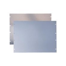 nVent HOFFMAN ProLine™ P19RP3UP P20 Flat Rack Panel, 19 in H, Steel, Light Gray