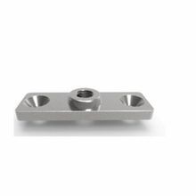 Calbrite™ S60300SPMP Split Ring Mounting Plate, For Use With: 1/2 to 2 in Clamps, Specifications: 3/8 in Trade, #12 Screw, 0.185 in THK, Stainless Steel