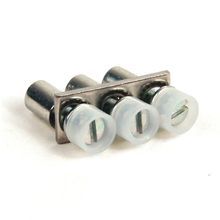 Rockwell Automation Screw Center Jumper, 5 mm Center to Center, 3 Pole, Gray, 1492-W Blocks