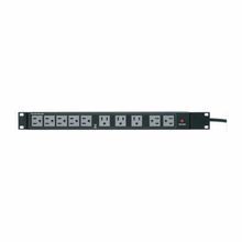 Middle Atlantic® Multi-Mount™ PD-2015R-NS Power Outlet Strip With Standard Mounting Ears, 120 VAC, 15 A, 20 Outlets, 9 ft L Cord, Rack/Surface Mount