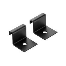 Hoffman LVWBB Vertical Wall Bracket, For Use With Ladder Rack Systems, Steel, Black