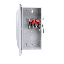 Siemens SpeedFax™ GNF323 Enclosed Non-Fusible General Duty Low Voltage Safety Switch, 240 VAC, 250 VDC, 100 A, 15 hp, 20 hp, TPST Contact Form, 3 Pole