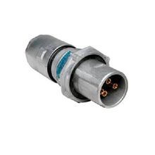 Crouse-Hinds Arktite® APJ3485 Grounding Style 2 Heavy Duty Watertight Pin and Sleeve Mating Plug, 600/125 VAC/VDC, 30 A, 4 Pole, 3 Wires, Natural