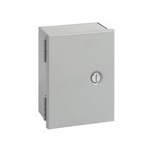 nVent HOFFMAN A8N64 A1SM Small Wall Mount Enclosure, 8 in L x 6 in W x 4 in D, NEMA 1, Steel