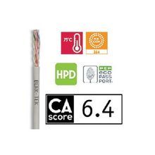Berk-Tek® 10136752 LANMARK™ 6 Type CMR Cat 6 UTP Riser Cable, (4-Pair) 23 AWG Bare Copper Conductor, 1000 ft L