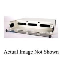 OCC® RTC18B 2RU Empty FiberOptic™ Fiber/Cabinet Enclosure, Rack Mount, Steel, Black