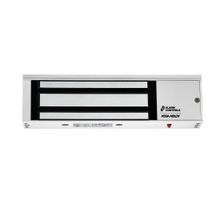 Alarm Controls 600LB 1-Door Magnetic Lock, SPDT Action, 600 lb Holding Force, 400 mA at 12 VDC, 200 mA at 24 VDC Power Source, Aluminum, Clear Anodized