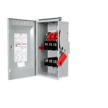 Siemens SpeedFax™ HF362NR Enclosed Fusible Heavy Duty Low Voltage Safety Switch With Neutral, 600 VAC/250 VDC, 60 A, 15 hp, 10 hp, TPST Contact Form, 3 Pole