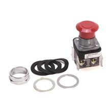 Rockwell Automation 800T-FXMQ24AA7 Illuminated Push-Pull Switch, 30.5 mm, 1NCLB-1NC Contact Configuration, Mushroom Head/Push/Pull Operator, Amber