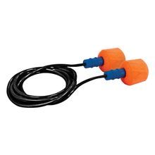 PIP® EZ-Twist™ 267-HPF610C Push-In Ear Plug, 30 dB Noise Reduction, Cylindrical Shape, Disposable, Corded Design