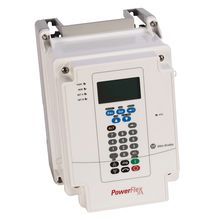 Rockwell Automation PowerFlex70 AC Drive, 480 VAC, 3 PH, 8 Amps, 5 HP Normal Duty, 3 HP Heavy Duty,Wall/Machine Mount - IP66/NEMA Type 4X/12, with conformal coating, LCD Display, Full Numeric Keypad, Brake IGBT Installed