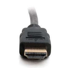 Quiktron® C2G® 50612 High Speed HDMI Cable With Ethernet, 15 ft L, Male x Male Connector, 30 AWG Tinned Copper Conductor, PVC Jacket
