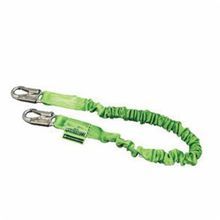 Miller® by Honeywell Manyard® II 219M6FTGN 216M Shock Absorbing Lanyard, 310 lb Load, 6 ft Working, 9-1/2 ft Extended L, Polyester Line, 1 Leg, Rebar Hook Anchorage Connection, Snap Hook Harness Connection Hook