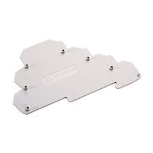 Rockwell Automation End Barrier, Gray (Standard), Qty. 20