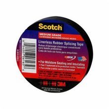 Scotch® 540070-61656 Linerless Electrical Tape, 15 ft L x 3/4 in W x 30 mil THK, Rubber Adhesive, Ethylene Propylene Rubber Backing, Black