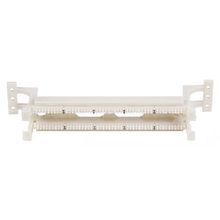 PREMISE WIRING SPEEDGAIN® 110BLK50BWL Wiring Block With Legs, 110 Style Block, 50 Pair Count, Category: Cat 5e, White