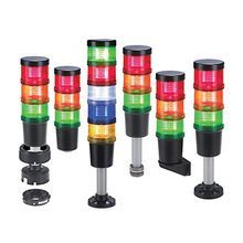 Rockwell Automation Control Tower™ 855F-SBSC20B10Y4Y3 Compact Steady Tower Light, 120 VAC, LED Lamp, Green/Red, Specifications Met: UL 508, CSA C22.2 No. 14, EN/IEC 60947-1/60947-5-1, cULus File No. E14840, Guide No. NKCR/NKCR7, CE Marked