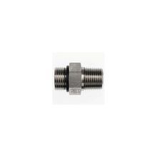 Brennan 6401-16-16-O 6401-0 Straight Adapter, 1-5/16-12 x 1-11-1/2 Nominal, MORB x NPTF End Style, Steel