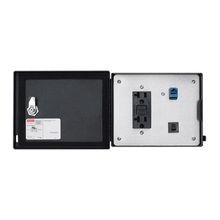 nVent HOFFMAN InterSafe™ HDP5ETH A70E Data Interface Port, Panel Mounting, Front Jack Position, 120 VAC Duplex Receptacle, RJ45 and 5 A Circuit Breaker Configuration