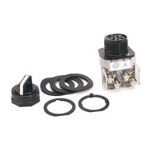 Rockwell Automation 800H-HR2D1 Non-Illuminated Selector Switch, 30.5 mm, 1NO Contact Configuration, Knob Operator, White