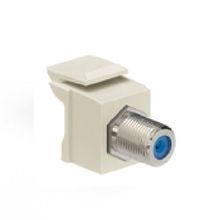 QuickPort® 41084-FIF Type F Feed Through Adapter, RG6/RG59 Coaxial Cable