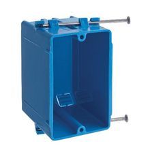 Carlon® B118A New Work Outlet Box, PVC, 18 cu-in Capacity, 1 Gang