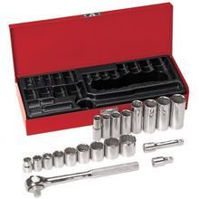 Klein® 65508 Socket Wrench Set, 20 Pieces