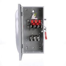 Siemens SpeedFax™ HF363N Enclosed Fusible Heavy Duty Low Voltage Safety Switch With Neutral, 600 VAC/250 VDC, 100 A, 30 hp, 20 hp, TPST Contact Form, 3 Pole