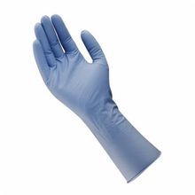 G-Tek® GP™ 34-C229-M Solid Dipped Work Gloves, Coated Glove, Seamless Style, M, Nitrile Palm, Nitrile, Blue/White, Knit Wrist Cuff, Nitrile Coating, Resists: Abrasion, Cut and Puncture, Nylon Lining