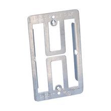 Caddy® MP1 Mounting Plate, For Use With Low Voltage Class 2 Outlets, Threaded Mount, Steel