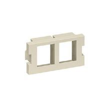 QuickPort® 41291-2QI MOS Connector Insert, For Use With MOS Housings and Wallplates, Plastic, Ivory