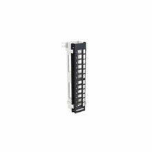 comCables™ PP-K12M-FM Unloaded Vertical Mini Patch Panel With S89D Bracket, 12 Ports