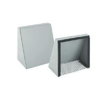 Hoffman T4S3RSS D85 Fan Shroud Kit, 6 in L x 6 in W x 1.44 to 4.69 in THK, For Use With 4 in Fan, Stainless Steel