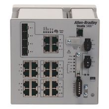 Rockwell Automation Stratix 5400, 16 copper 10/100/1000 ports, 4 combo 10/100/1000 ports, Layer 3 FW
