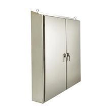 nVent HOFFMAN WaterShed™ WS626312SS WS2 2-Door Enclosure, 62 in L x 63 in W x 12 in D, NEMA 4X, 304 Stainless Steel