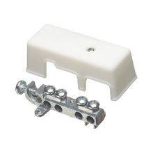 Arlington GB5 Intersystem Grounding Bridge With Cover, 0.872 in Bar Length, 3.383 in Bar Width, 4 Holes, Zinc