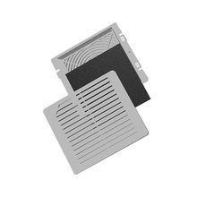 Hoffman TEP6SS TEP Side Mount Exhaust Grille, 304 Stainless Steel