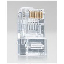 Jonard Tools® RJ45-5100 Pass-Through Connector, 24 AWG Cable, RJ45 Cable, Category: Cat 5/5e, 1 Contact