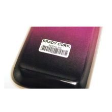 Brady® MetaLabel™ THT-5-428-10 Rectangular Plate and PCB Label, 1 in W, Light Gray Legend/Background, B-428 Metalized Polyester
